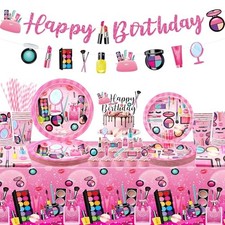 Spa Anniversaire Décoration de Fête de Maquillage Accessoires de Fête de Maqu...
