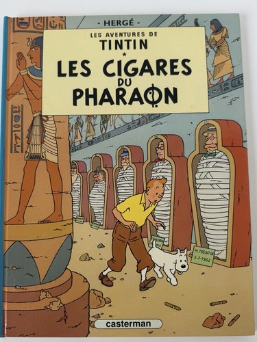 Les cigares pharaon hergé - cigares,