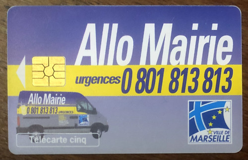 Telecarte allo mairie - 5u,
