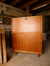 Secrétaire vintage années 50/60, pieds compas