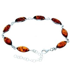 925 Argent Sterling & Ambre
