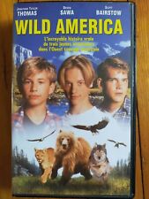 RARE  VHS   CASSETTE VIDEO   WILD AMERICA    FILM  D'AVENTURE  VF
