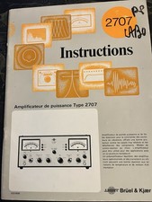 Bruel & Kjaer INSTRUCTION