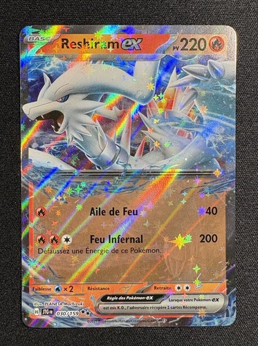 Carte pokémon reshiram ex - carte, :