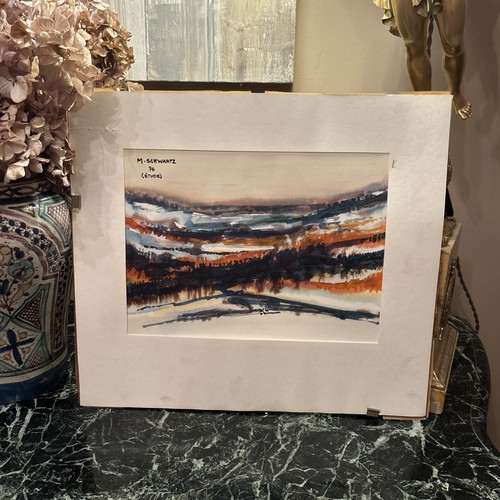 Tableau aquarelle ancienne - tableau,