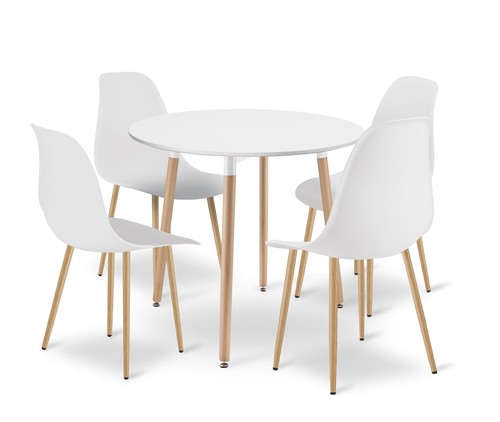 Ensemble table ronde - kami, 80