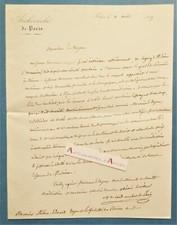 ● L.A.S 1859 François MORLOT Cardinal archevêque Paris Milne Edwards né Langres