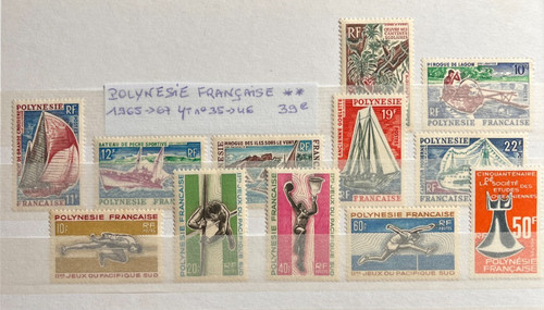Timbres polynesie francaise - timbres,
