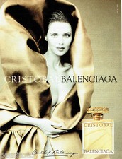 PUBLICITE ADVERTISING 026  1999  Balenciaga   parfum femme Cristobal