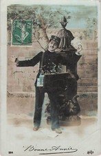 CP BONNE ANNEE FACTEUR SACOCHE - 38148