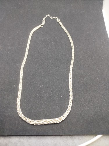 Collier maille palmier - , argent