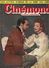 Cinémonde n° 815 - Jacques Berthier - Edwige Feuillère (Mars 1950)
