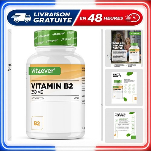 Vitamine riboflavine 250 mg - vitamine,