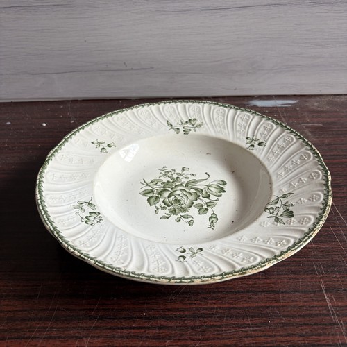 Ancien plat creux rond - creux,