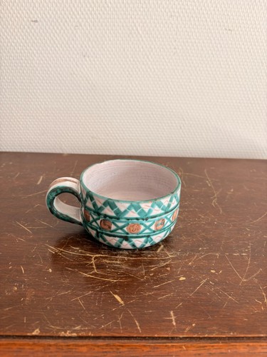 Tasse basse losange céramique - tasse,
