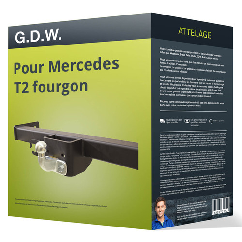 Attelage pour mercedes - attelage, t2