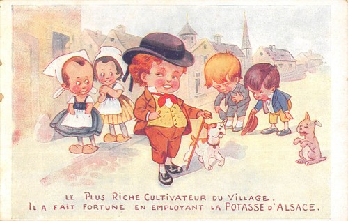 Cpa publicite potasse - cpa,