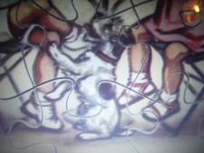 Très ancien puzzle bois