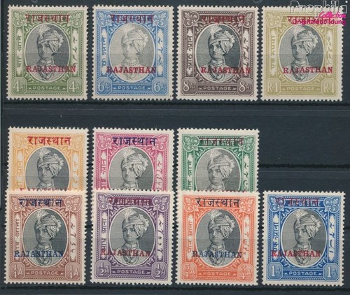 Timbres inde rajasthan 1950 - -,