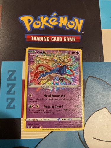 Zacian 082 185 amazing rare - zacian,