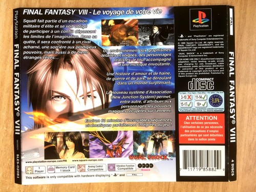 Final fantasy viii black - viii, label