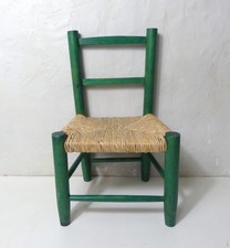 Ancienne chaise paillée - , en
