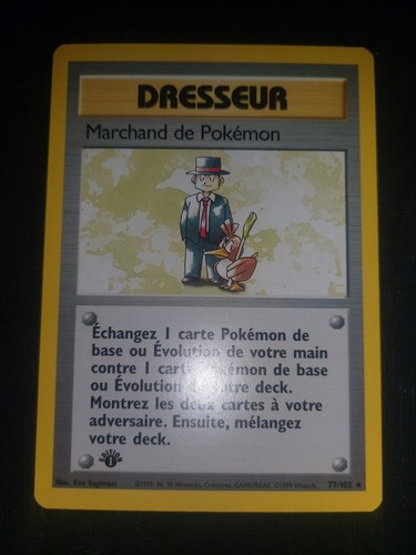 Carte pokemon marchand - marchand, de