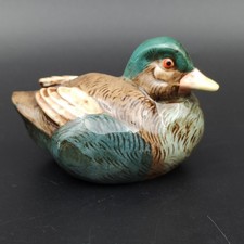 CANARD COLVERT EN PORCELAINE ALLEMANDE