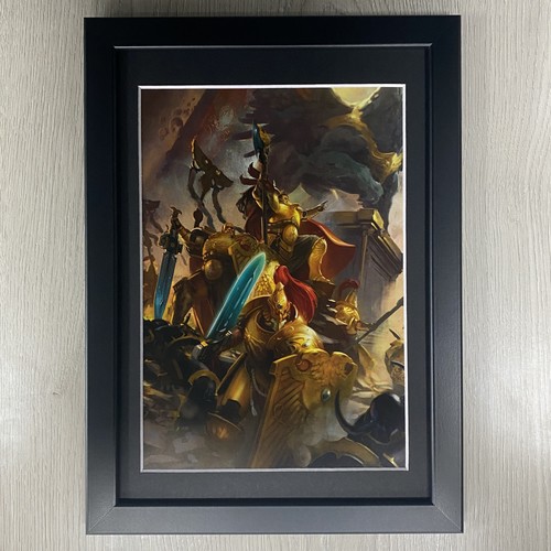 Adeptus custodes art encadré - adeptus,