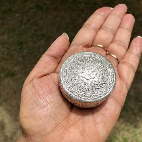 Boîte bijoux ronde en - boîte,