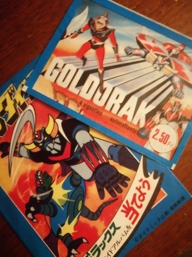 Goldorak paquet stickers - goldorak,
