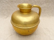 Ancien pot  canne à lait en laiton  Ø 26 cm  déco ferme cuisine ...