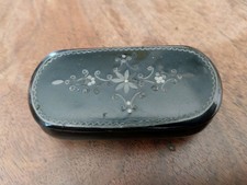 TABATIERE ANCIENNE CARTON BOUILLI EPOQUE NAPOLEON III DECOREE EN BON ETAT