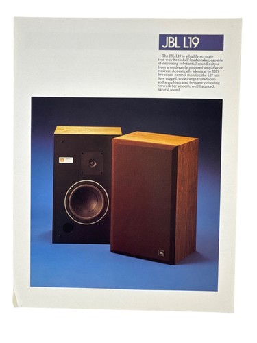 1980 jbl l19 bookshelf color - 1980,