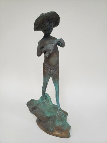 Boy with fish fisherman child - fish,