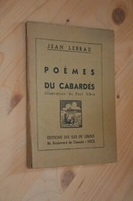Jean Lebrau / Poèmes du Cabardès / illustrations de Paul Sibra dédicacé