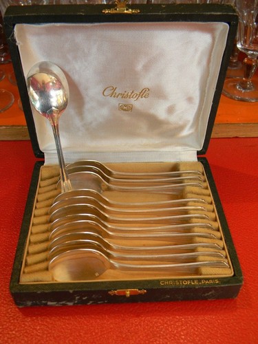 Christofle cuillères glace - christofle,