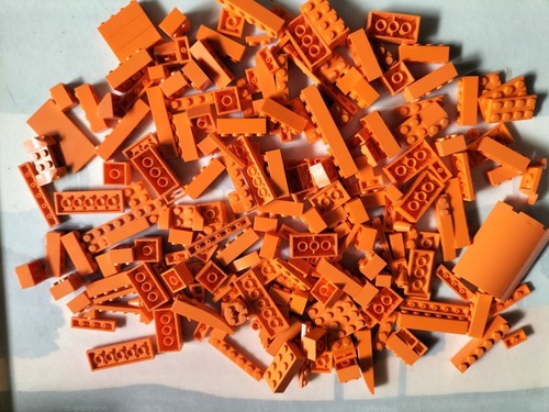 Lego vrac comme neuf orange - lego,
