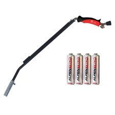 Désherbeur Thermique Gaz 1100W piezo + 4cartouches gaz INTEC