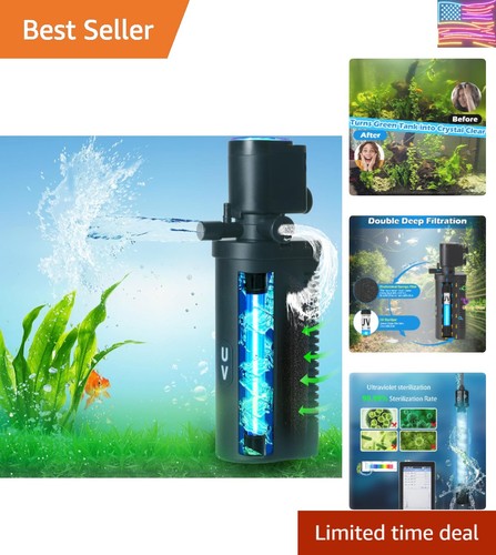 Aquarium filter sterilizer - filter, uv