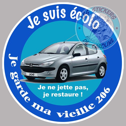Sticker suis ecolo garde - je,
