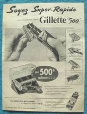Publicité Papier - Rasoir