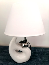 Lampe de salon à poser céramique, Lampe Cigne