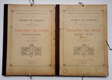 FERMES de COMBLES - DIMENSIONS DES PIÈCES - CHARPENTE en BOIS - P. PLANAT - 1897