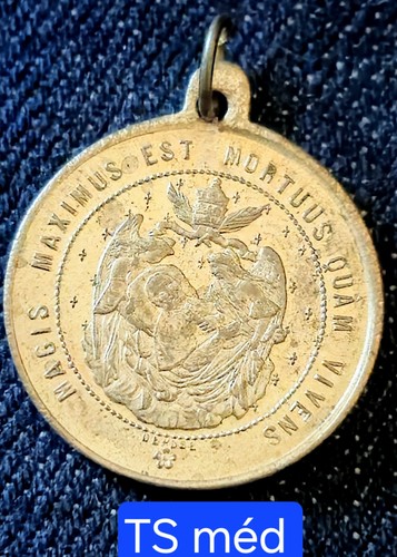 Superbe médaille laiton - laiton, doré