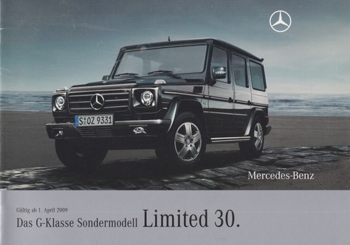 Catalogue brochure mercedes - mercedes, g