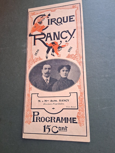 1911 programme cirque - 1911,