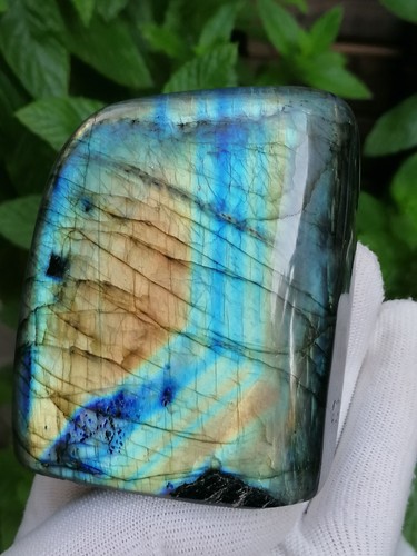 Labradorite forme libre - , polie