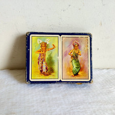 Vintage Apsara Graphiques Cartes à Jouer Pont Autriche de Collection Décoratifs