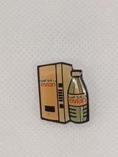 Pin's Pins Pin Enamel 32 Boisson Eau Minérale Bouteille et Distributeur "evian" 